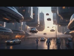Город будущего 1 часть. /Видео нейросети генерация Кандинский, Гигачат /