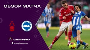 Обзор матча 13 тура Английской Премьер-Лиги НА РУССКОМ. Ноттингем Форест - Брайтон