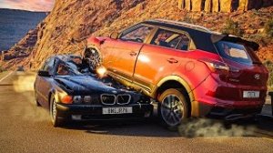 Жёсткие аварии в BeamNG.Drive.#5