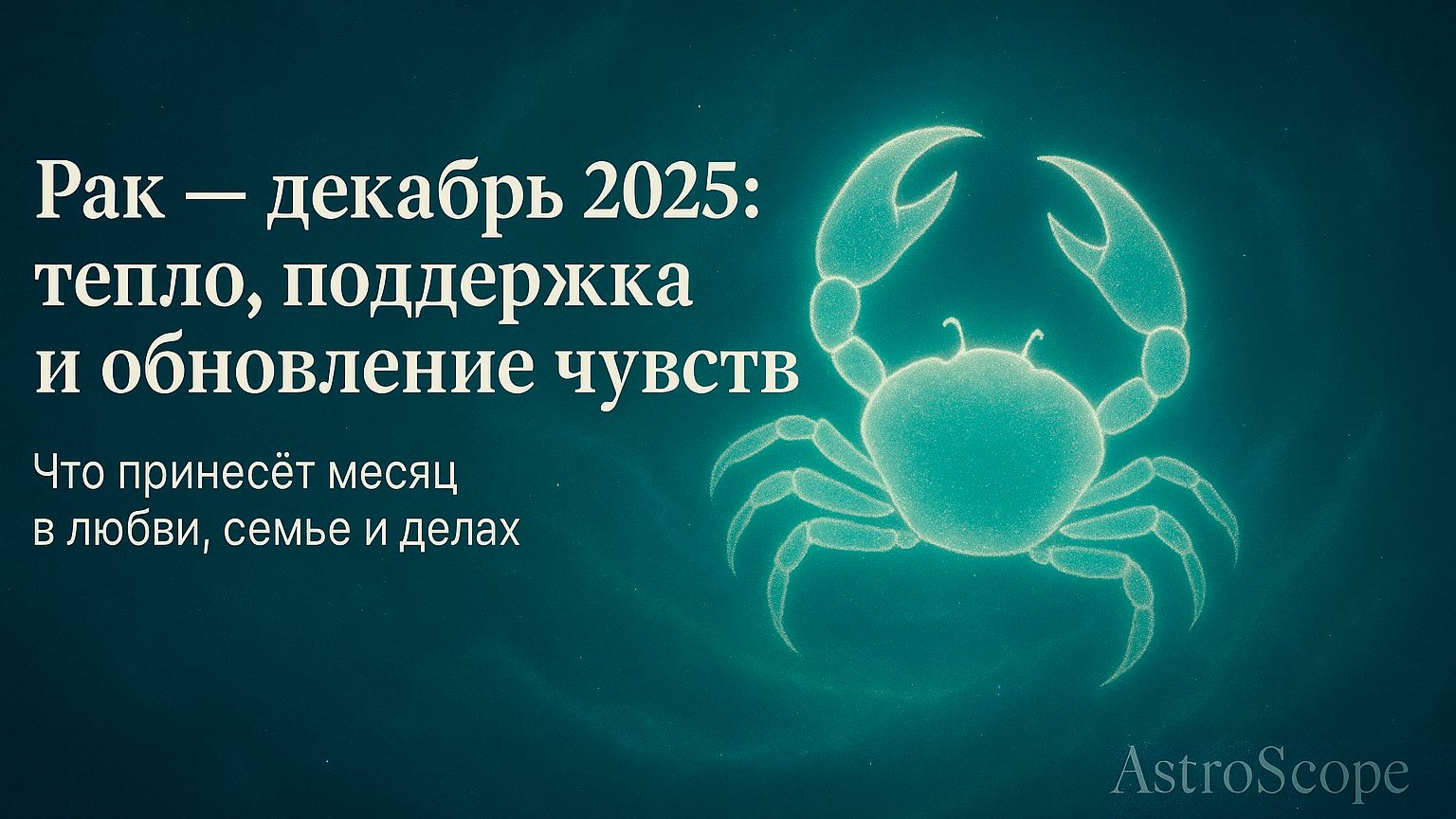 Декабрь 2025 раскроет Ракам их внутренний свет и заслуженное признание