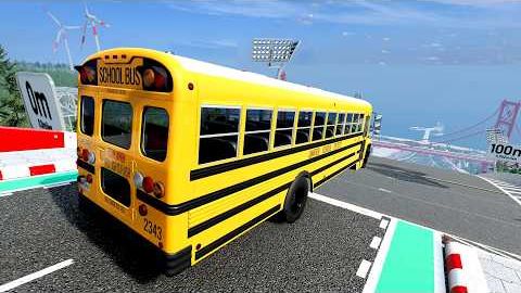 BeamNG Drive / CrashBoomPunk – Прыжки с большой рампы