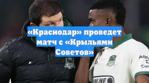 «Краснодар» проведет матч с «Крыльями Советов»