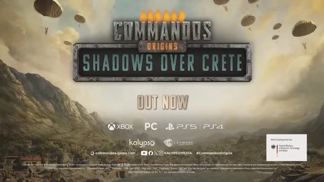 Commandos: Origins - Shadows over Crete - трейлер смотреть онлайн