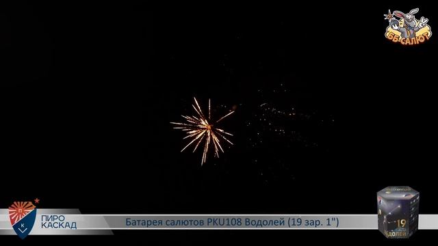 Фейерверк PKU108 Водолей (1" х 19)