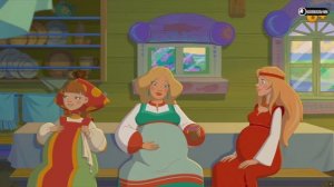 Три богатыря и свет клином "Three heroes and a light wedge"  трейлер мультфильм / 4K HDR