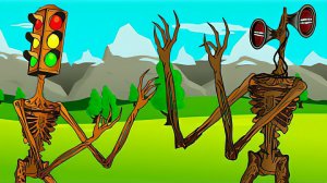 Сиреноголый против Светофороголового. Sirenhead vs. Traffic light head