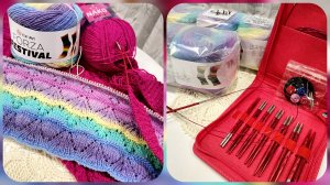 Процессы вяжутся🧶Покупки делаются😅 Набор спиц🧶