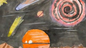 Конкурс рисунков учащихся, посвященных Дню космонавтики