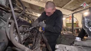 Работа ремонтного подразделения ГрВ «Север»