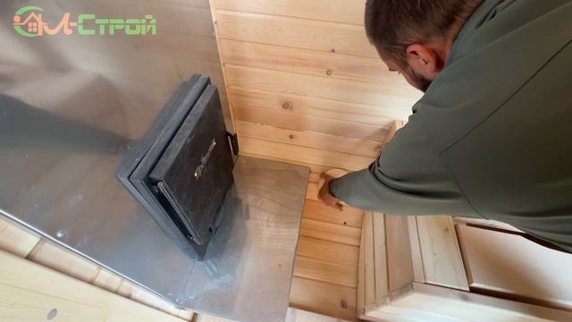 Обзор бани квадро 3х2.30м