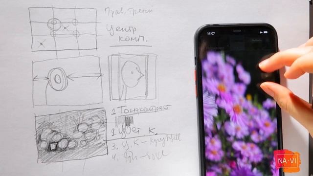 Как выделить центр композиции