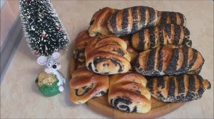 Булочки с маком .Выпечка на кефире.Булочки в домашних условиях в духовке.Вкусная домашняя выпечка