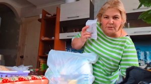 Жизнь в деревне. Пошли пешком в магазин. Обор покупок.Жарю мясо для шавермы.