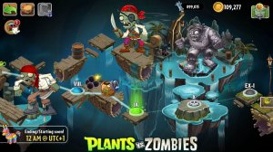 😱100 дней в Пиратских Морях в Plants VS Zombies 2!