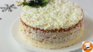 Салат СНЕЖНЫЙ на новый год