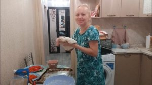 Печём пиццу 😋 Наше вкусное чаепитие