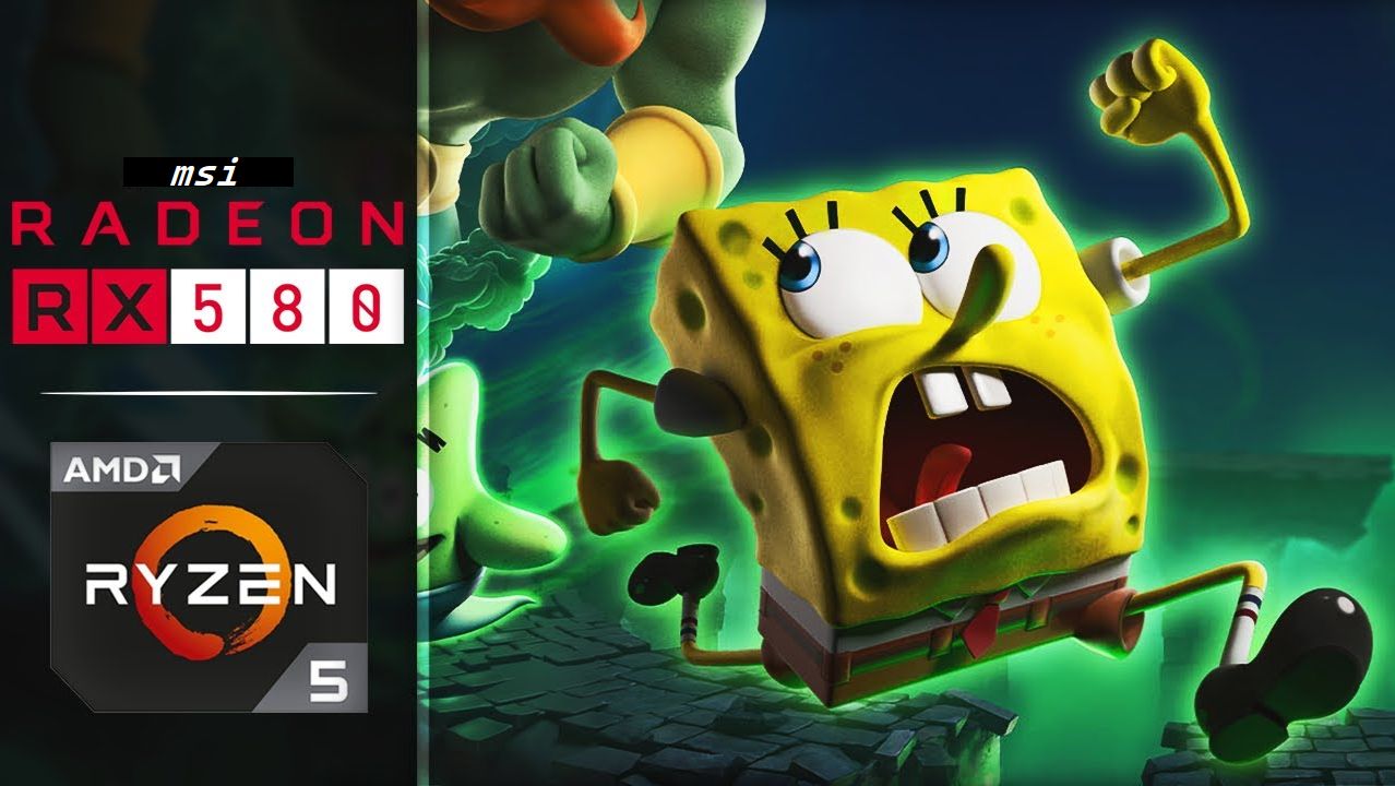 Губка Боб Квадратные Штаны: Гиганты глубин - RX 580 8GB - R5 1600 AF - Макс. настройки + FSR - 1080p