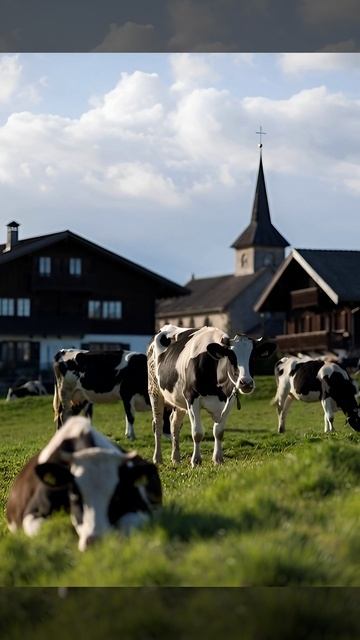 Деревня - Коровы