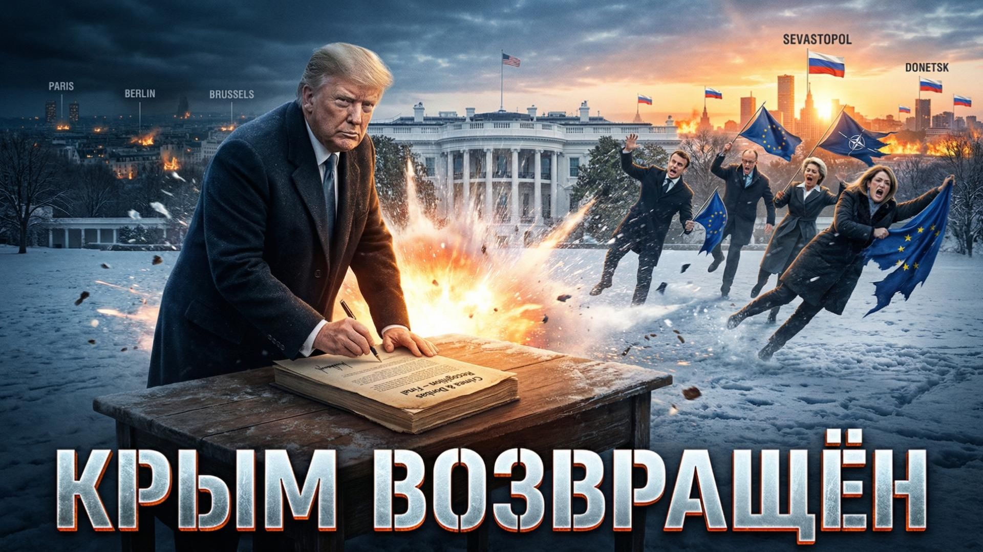 🇺🇸 🤯Рик Санчес | Трамп признал Крым и Донбасс российскими. В ЕВРОПЕ ХАОС: Что будет с Украиной?