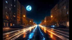 Город спит, укрытый звёздной шалью