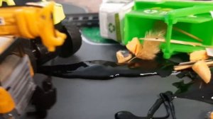 🔥МУЛЬТИКИ про МУСОРОВОЗ 🔥🔥🔥  Полицейская, погрузчик, самосвал, экскаватор и грузовик муровоз мул