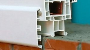 Как установить нащельник на окно