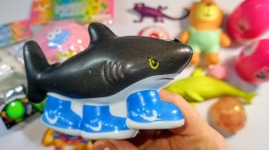 АСМР распаковка сквишей и антистрессы 🥰 ТАБА СКВИШИ лапки 🐾 приятные звуки АСМР сквишей