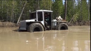 Покатушки в окресностях дачи на вездеходе