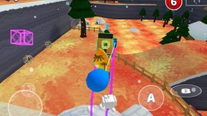 Я прошёл миссию пол это лава в снежной долине в Super Bear Adventure!