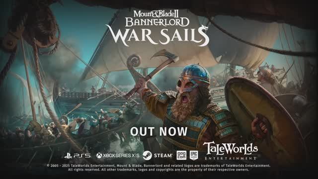 Mount & Blade 2 Bannerlord - War Sails - трейлер смотреть онлайн