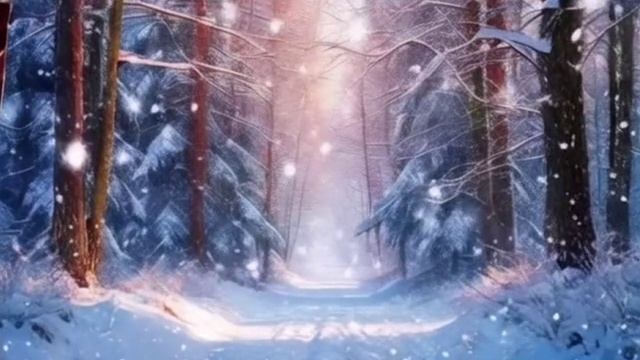 Красивый зимний лес