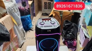 БОЛЬШАЯ НАПОЛЬНАЯ КОЛОНКА 3000 W с 6 Динамиками и 2 Микрофонами 🔥 Мини Обзор в Рыбинск ✅