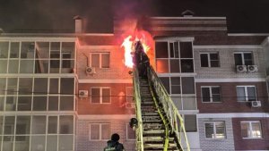 Два человека погибли при пожаре в квартире в Тульской области