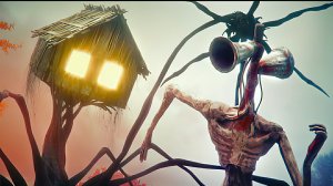 Сиреноголовый против Домоголового. House Head vs. Siren Head