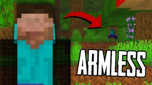 За МНОЙ СЛЕДИЛО страшное существо Armless на моём МИРЕ в Minecraft! Майнкрафт Дакплей Компот