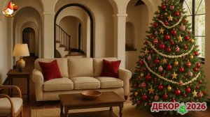 Как украсить дом и елку к Новому Году 2026 фото идеи для вдохновения 🎍🎄🎅🏼 (30)
