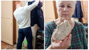 "Жизнь на пенсии".. Старший внук в гости приходил.)) Сделала  селедочное масло.