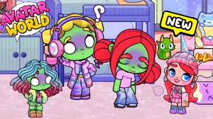 У ЗОМБИ ОТОБРАЛИ ОДЕЖДУ И ПРОГНАЛИ ИХ 🤣 / ❤️AVATAR WORLD СЕМЕЙНЫЕ ИСТОРИИ❤️