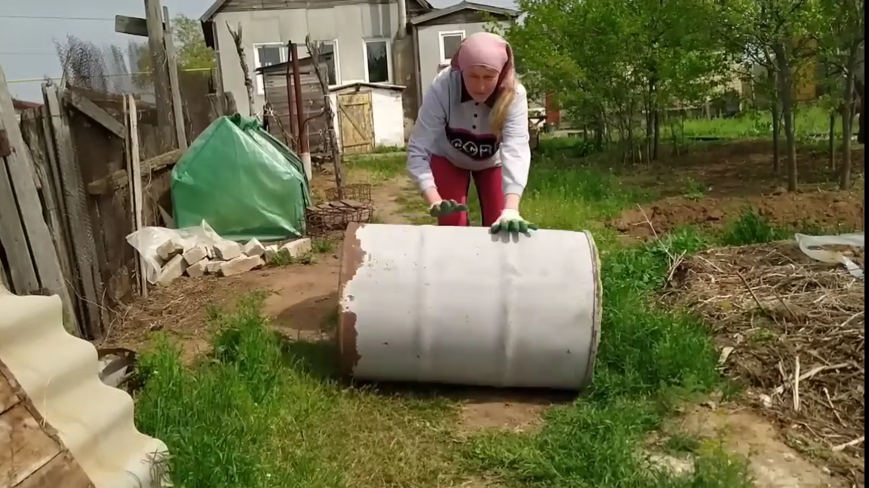 Ëмкость для воды. Как сохранились овощи в погребе. Как это было 18 серия.