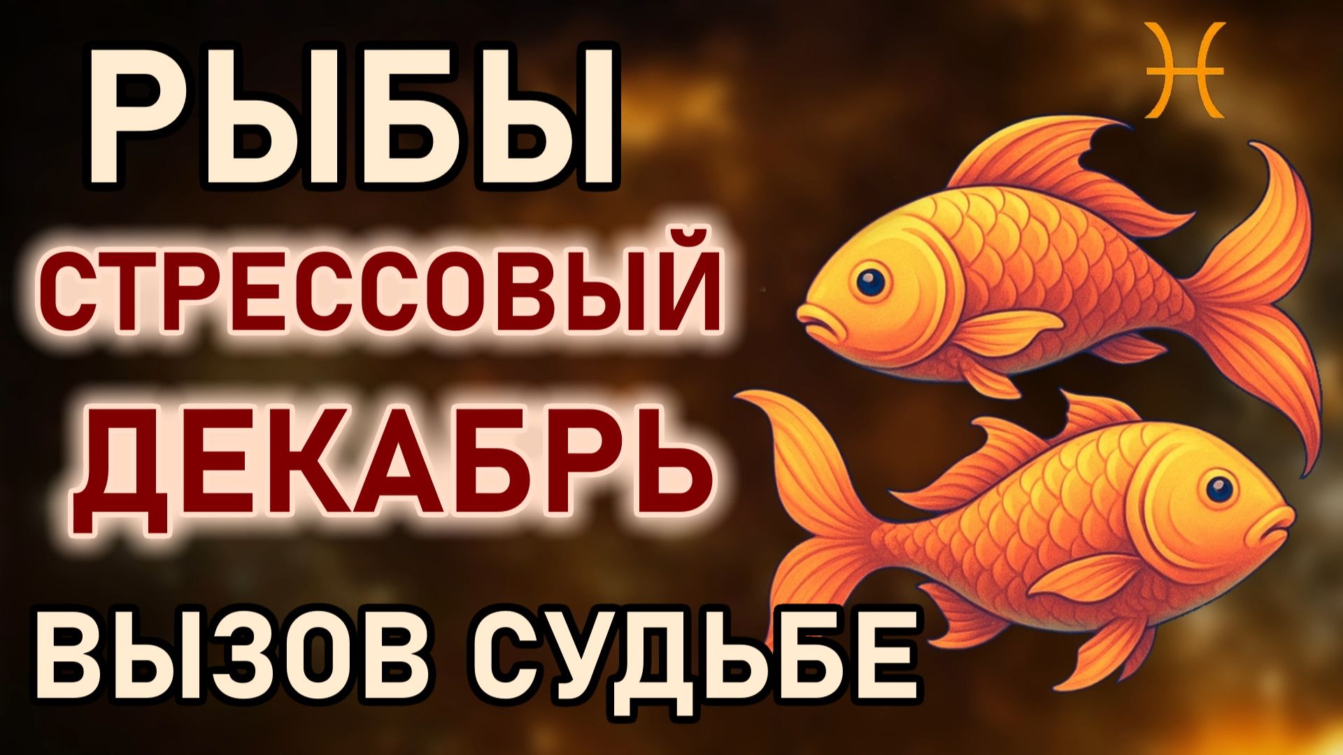 Рыбы. Декабрь вызов судьбе что ждёт Вас к концу года. Стрессовый декабрь. Гороскоп декабрь 2025 Рыбы
