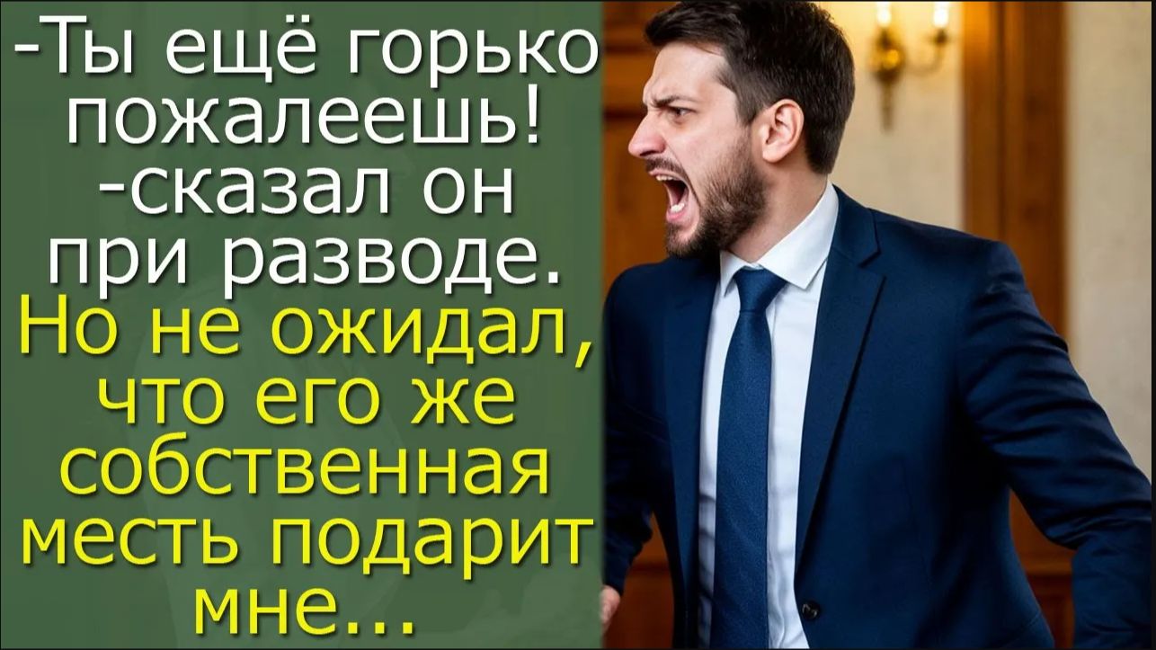 -Ты ещё горько пожалеешь! сказал он при разводе. Но не ожидал, что его собственная месть подарит мне смотреть онлайн
