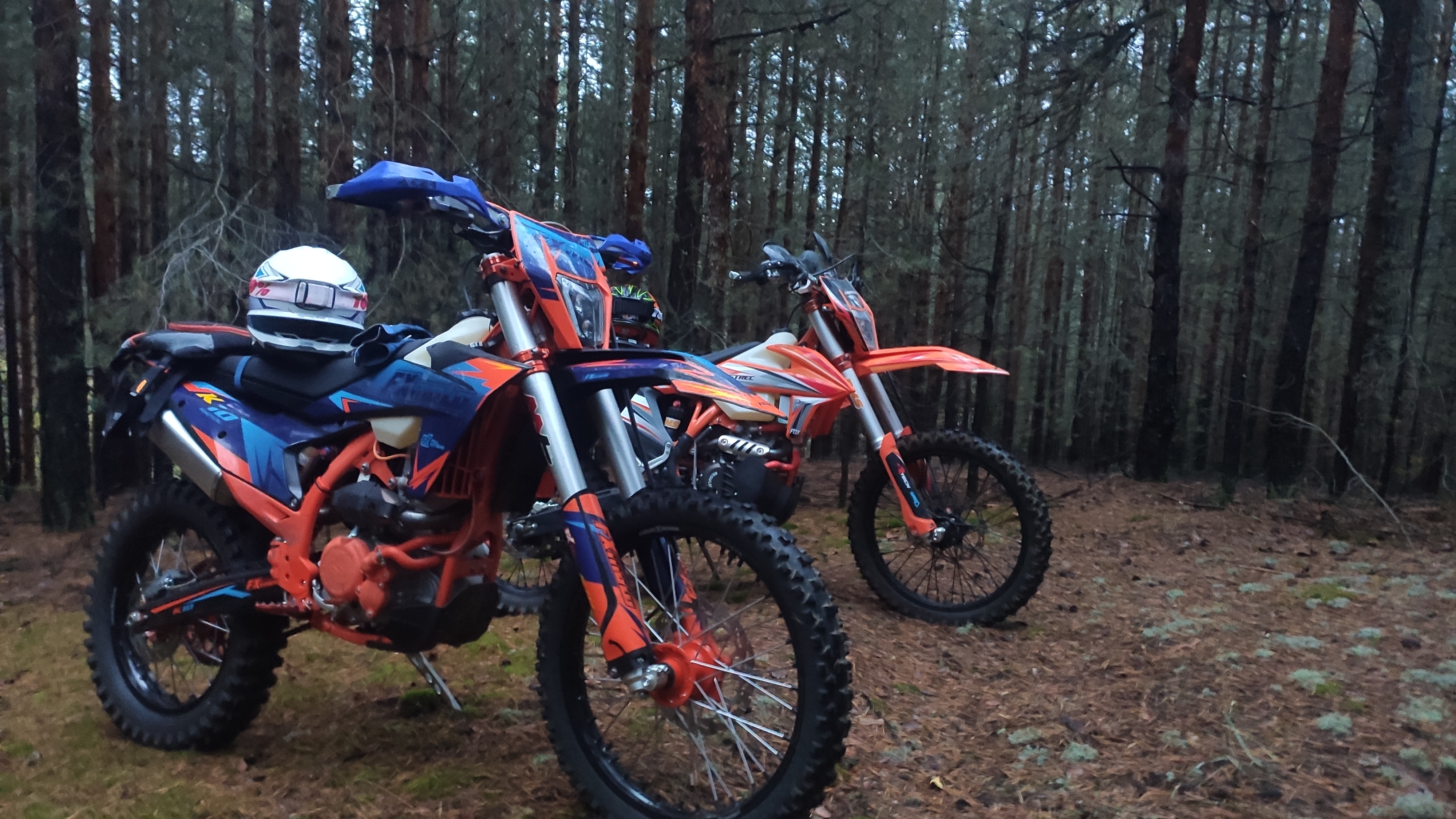 Закрываем эндуро сезон с другом)