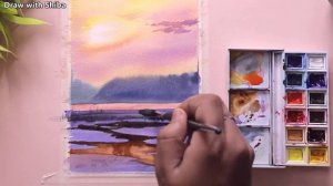 Мастер-класс по рисованию акварелью раннюю весну