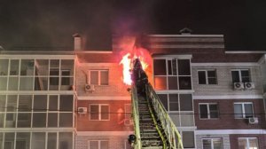 В горящей квартире под Тулой погибли два человека