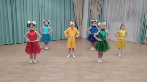 Противовирусный танец «Малыши против простуды и гриппа – 2025» Подготовительная группа "Улыбка"