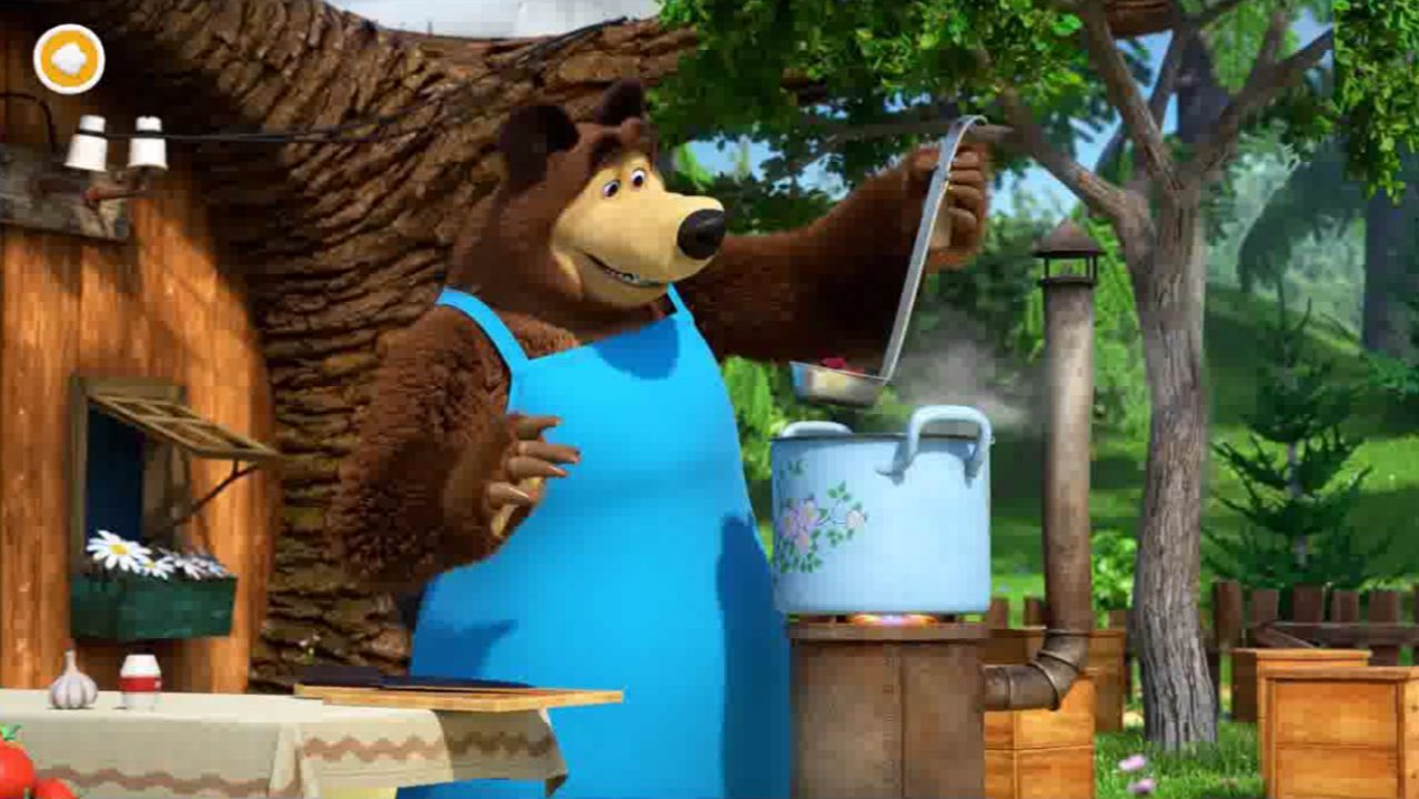 Маша и Медведь Пазлы-Раскраска с Героями Мультфильма Маша и Медведь | Маша и Медведь Смотреть