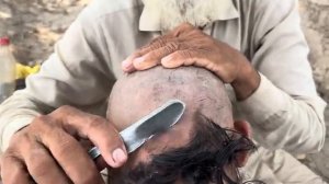 ASMR Full Sleep Shaving Head Shaving With Barber Old Man ASMR SHAMS