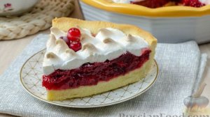 Ягодная кислинка под воздушными облаками. ПИРОГ С КЛЮКВОЙ И МЕРЕНГОЙ