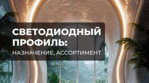 Запись вебинара «Светодиодный профиль»