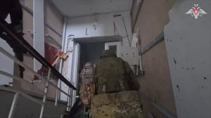 Кадры боевой работы в ходе освобождения Красноармейска